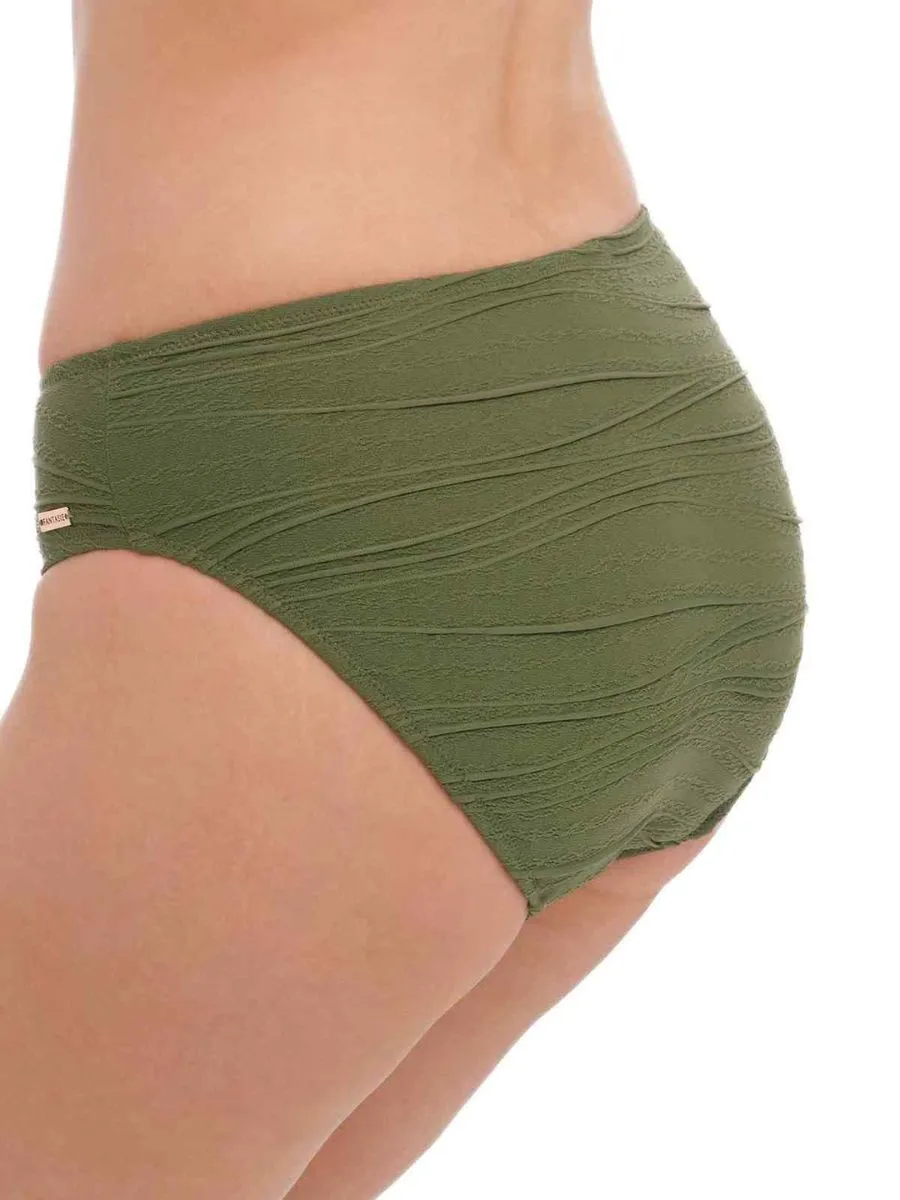 Beach Waves Mid Rise Bikini Brief