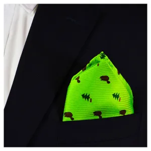 Beaver Pocket Square - Dark Beaver