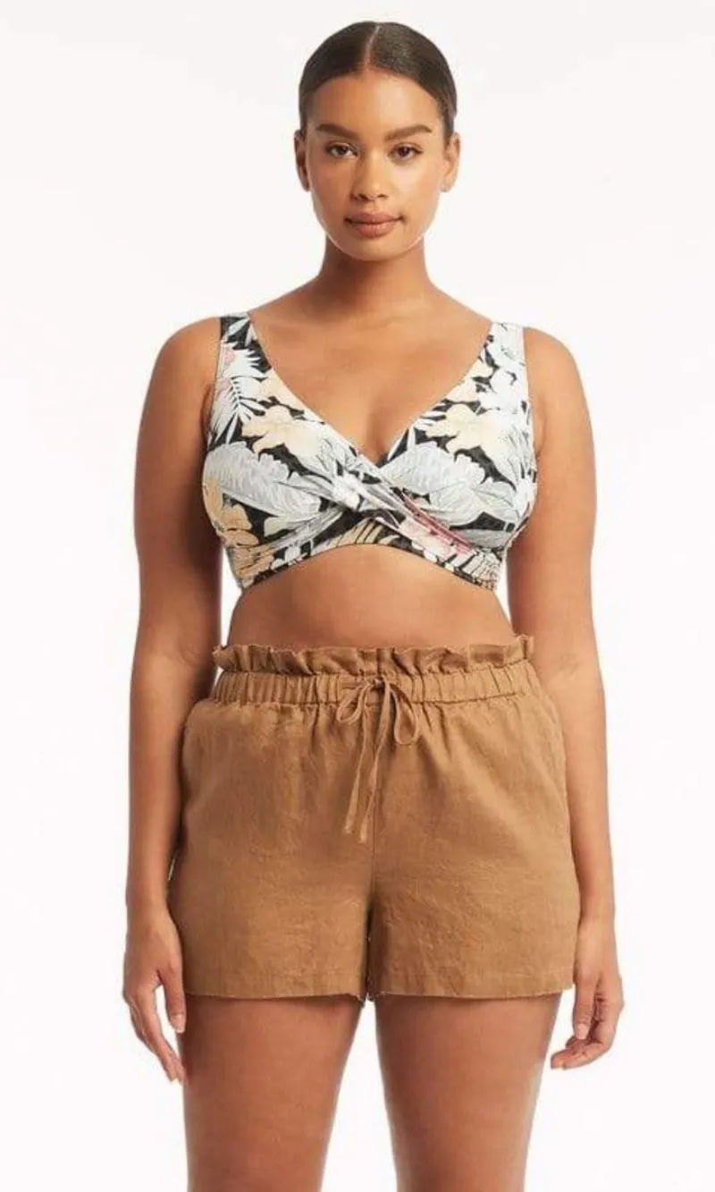 Calypso G Cup Cross Front Bra Top