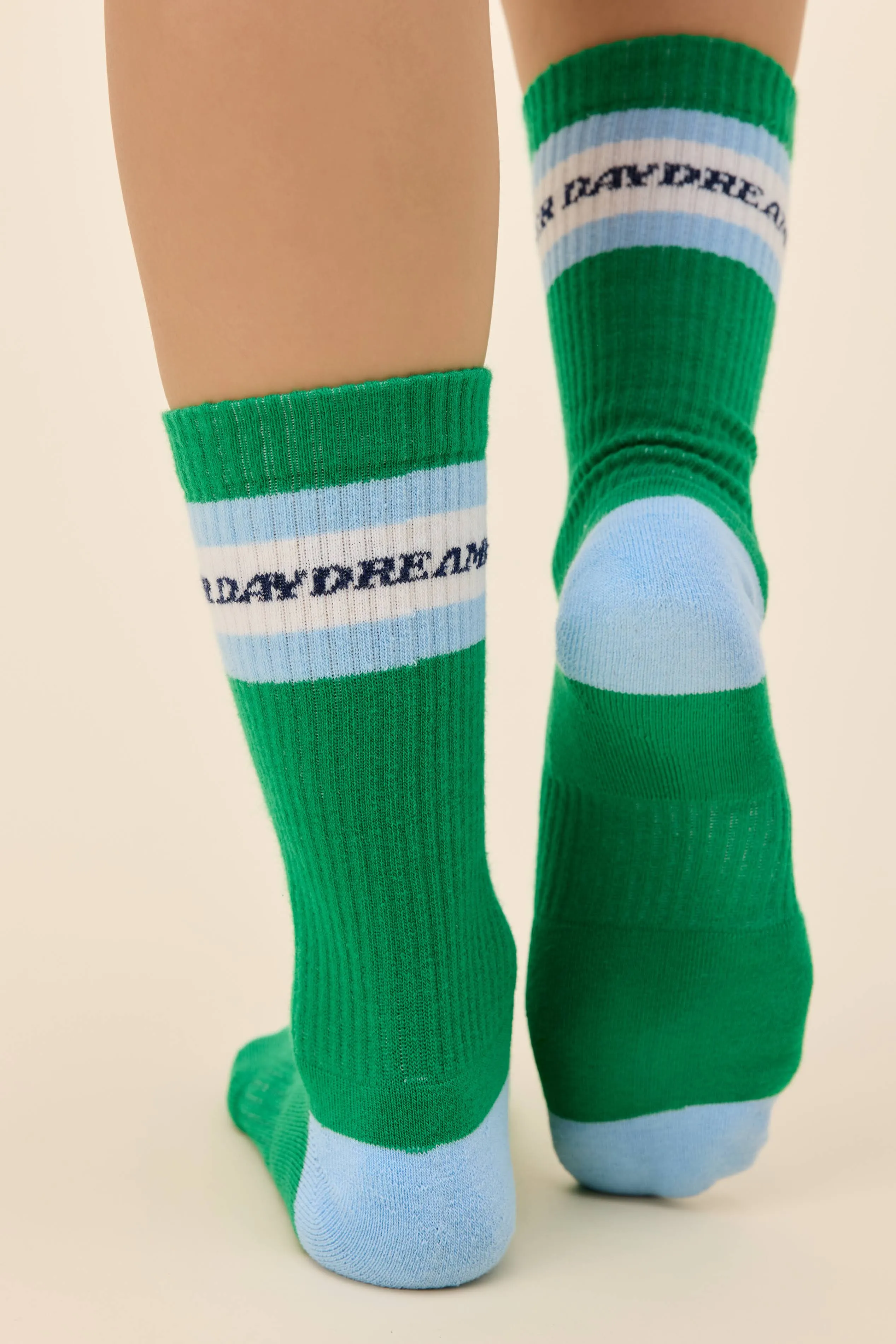 Daydreamer Stripe Logo Socks