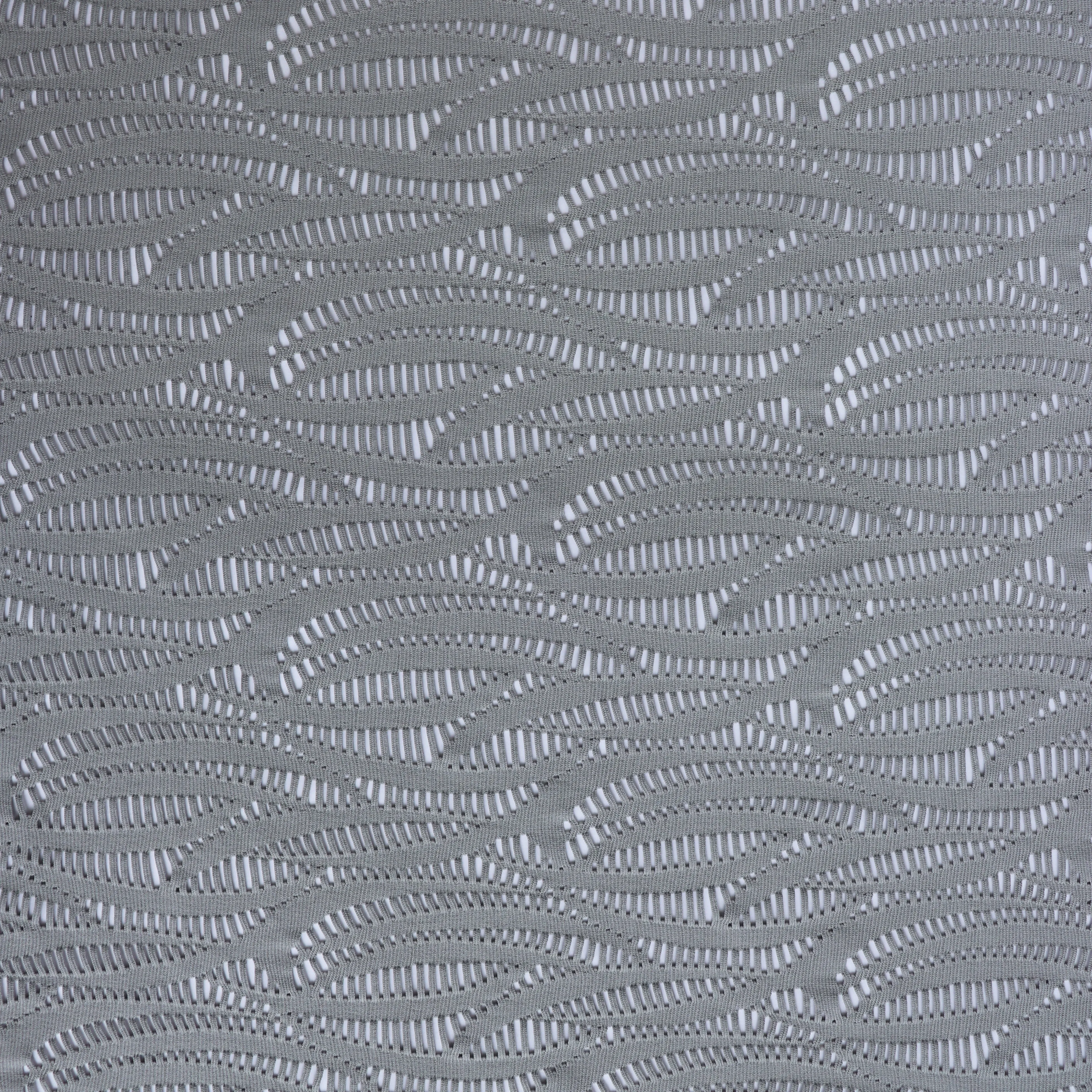 Deadstock Textured Jacquard Light Grey - Activewear & Swimwear Jersey - SALE