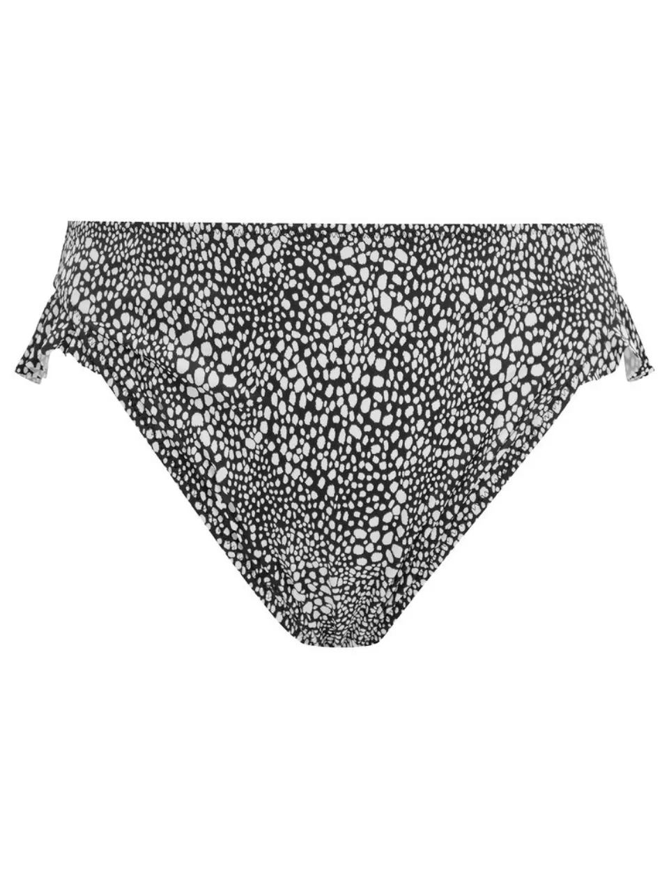 Elomi Pebble Cove High Leg Swim Brief, Black | Elomi Pebble Cove Briefs