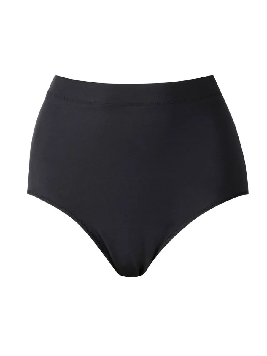 Essentials Classic High Rise Bikini Brief - Black