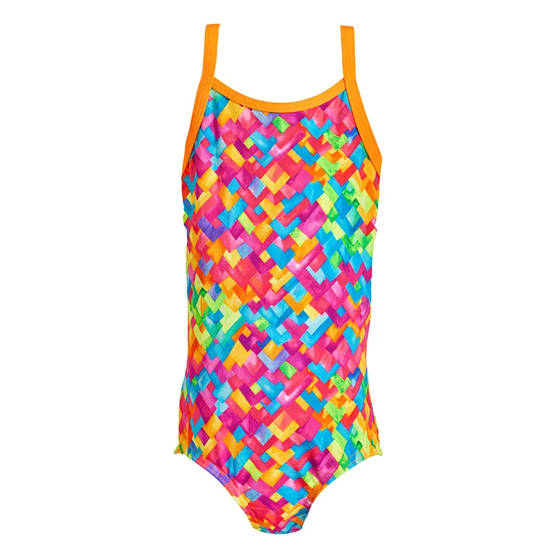 Funkita - Stroke Rate - Toddler Girls Printed One Piece