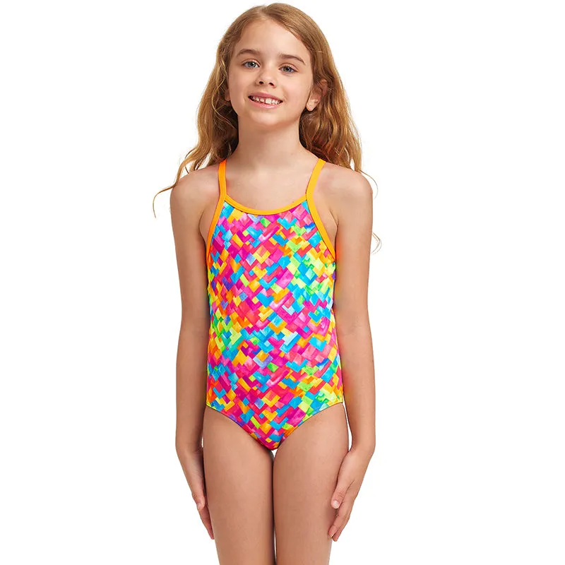 Funkita - Stroke Rate - Toddler Girls Printed One Piece