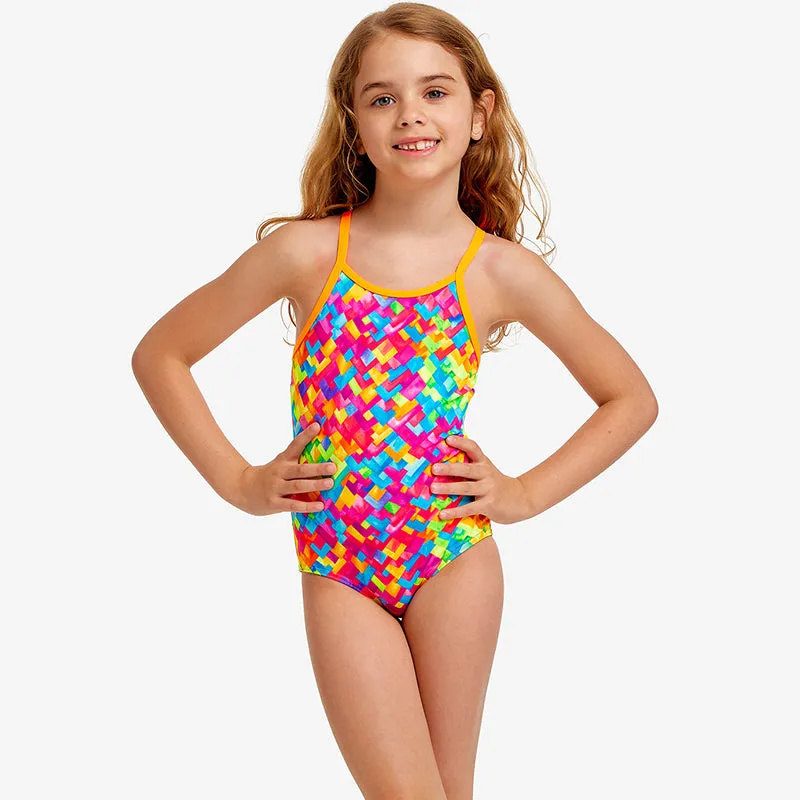 Funkita - Stroke Rate - Toddler Girls Printed One Piece