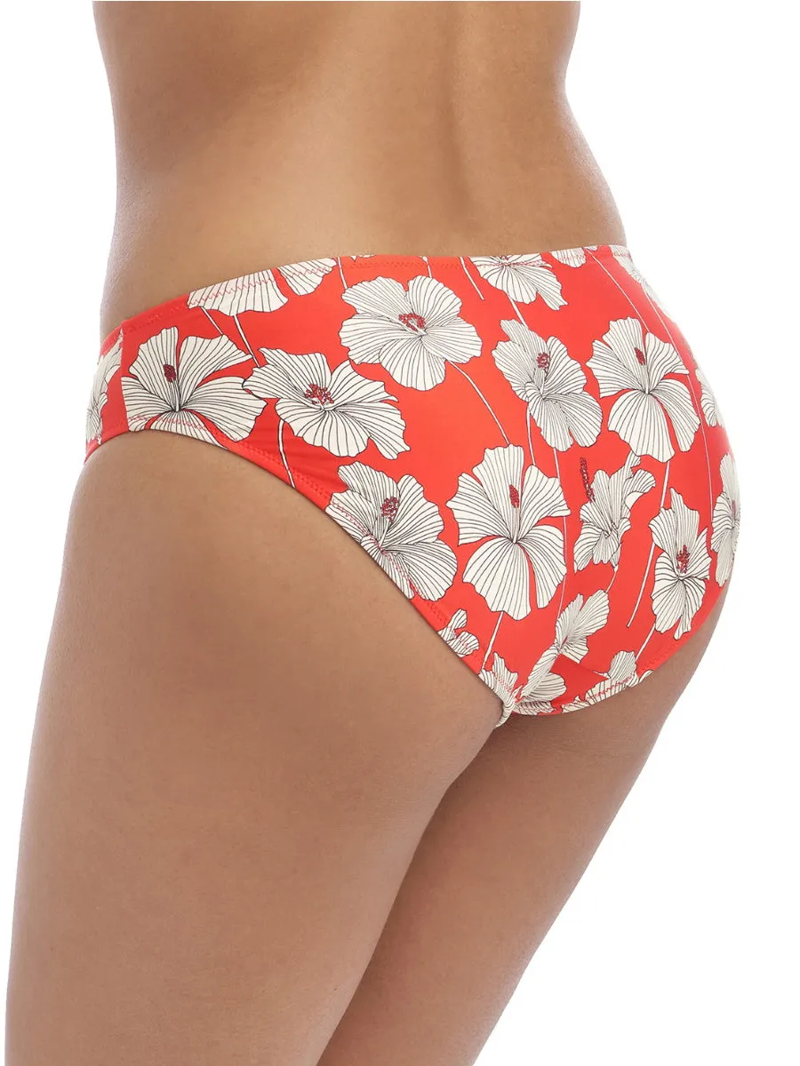 Hibiscus Beach Bikini Brief - Sunset