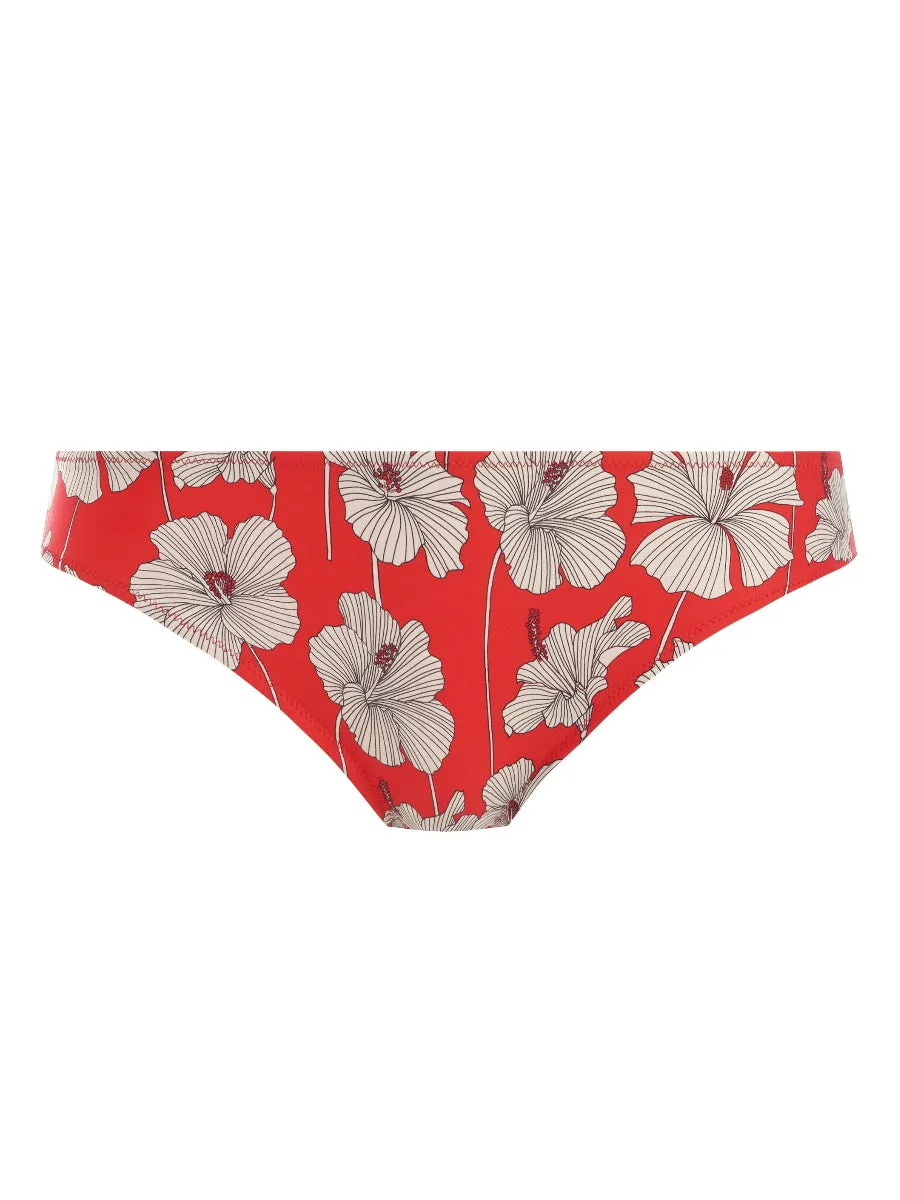 Hibiscus Beach Bikini Brief - Sunset