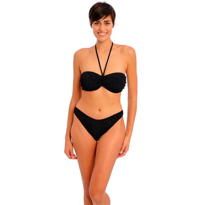 Ibiza Waves Bandeau Bikini Top Black - Freya Swim