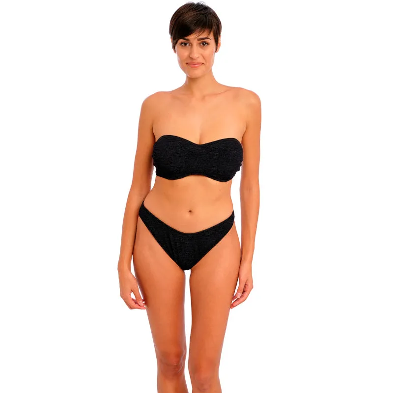 Ibiza Waves Bandeau Bikini Top Black - Freya Swim