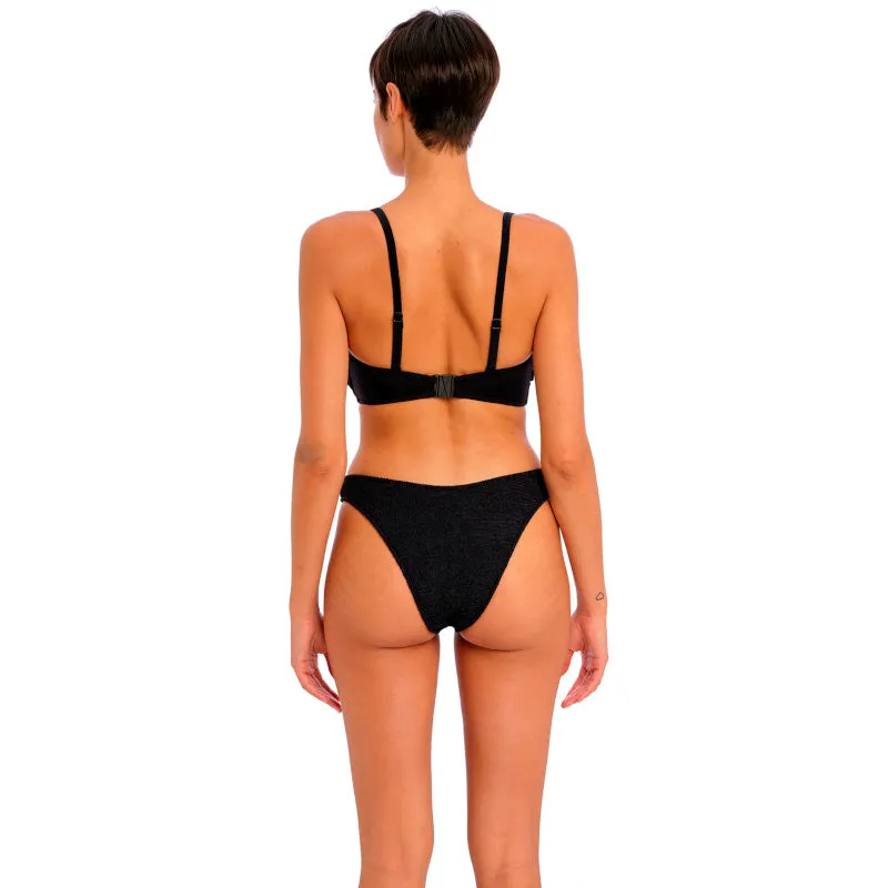 Ibiza Waves Bandeau Bikini Top Black - Freya Swim