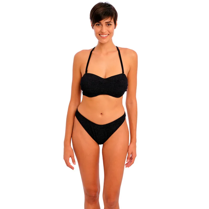 Ibiza Waves Bandeau Bikini Top Black - Freya Swim