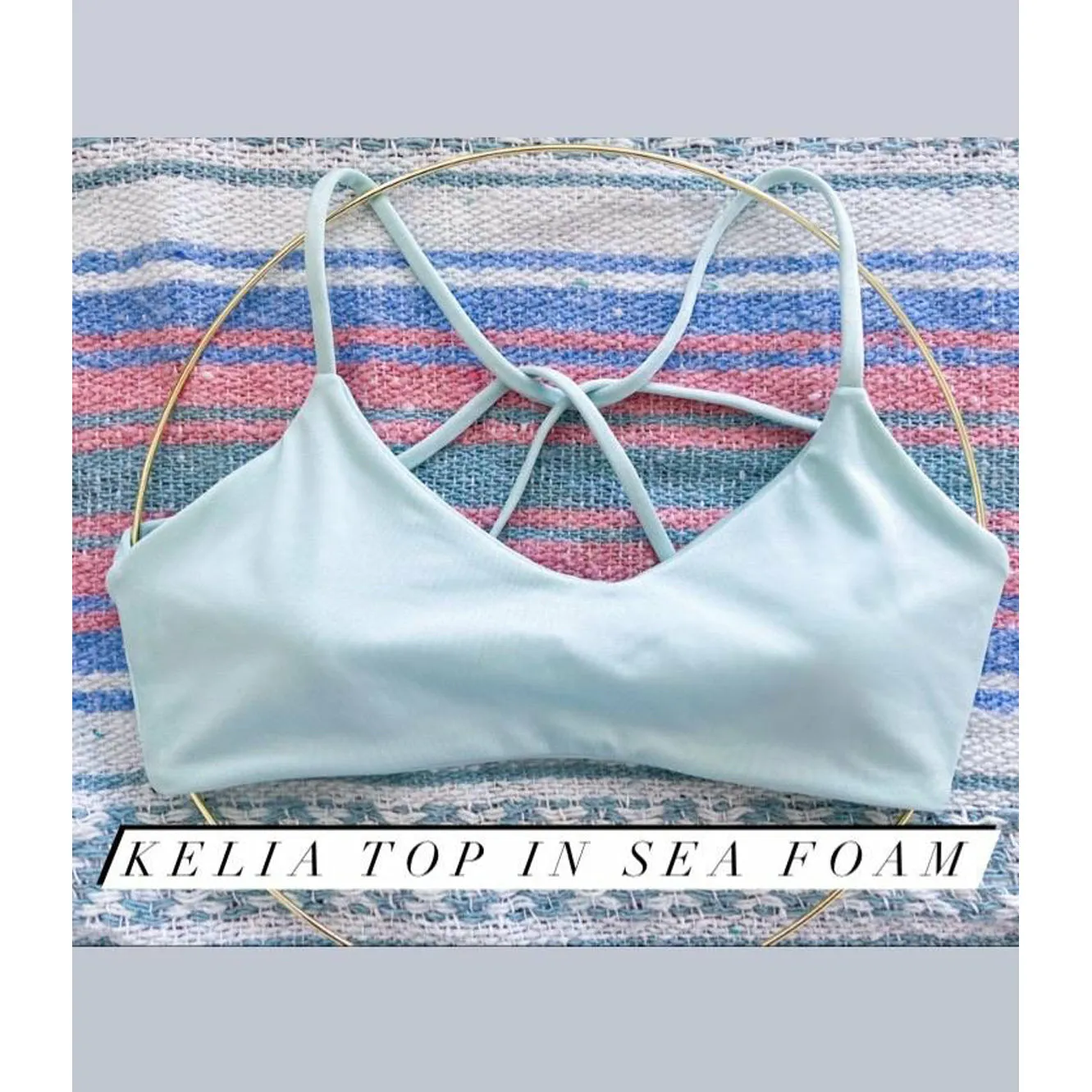 Kelia Twist Back Surf Top