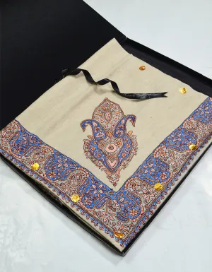 Mussar Rumaal Large Naqsha White RL01118