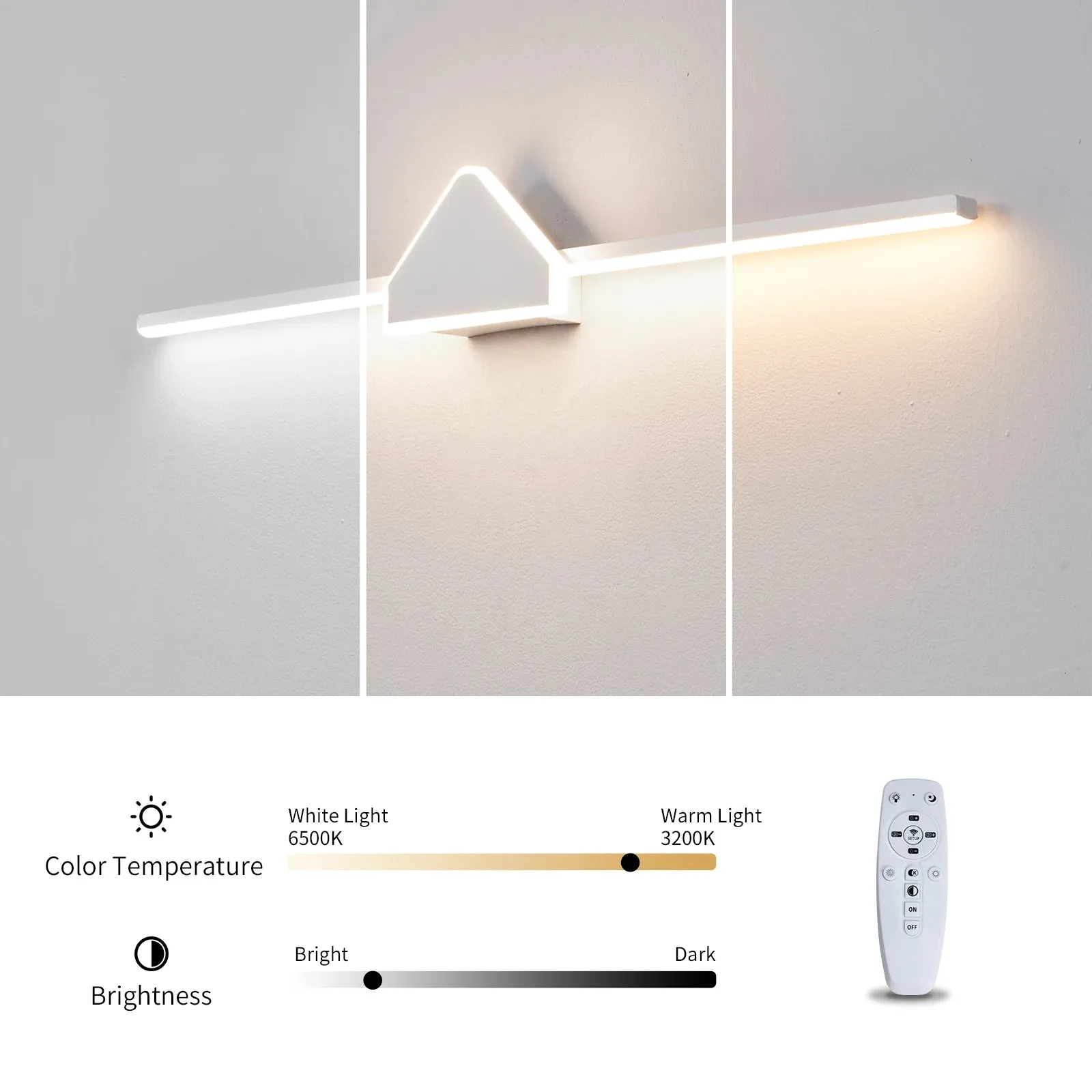 NEO Tanqa Modern Led Mirror Light 70cm 90cm 110cm Wall Mounted
