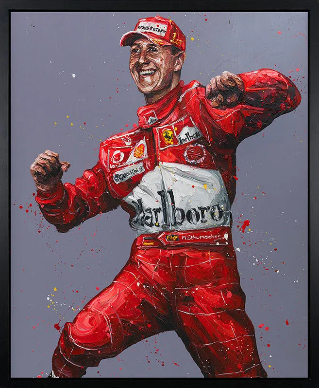 Records Were There To Be Broken Hand Embellished Canvas by Paul Oz