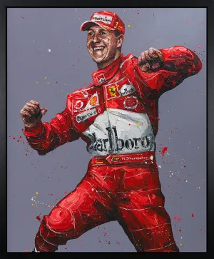 Records Were There To Be Broken Hand Embellished Canvas by Paul Oz