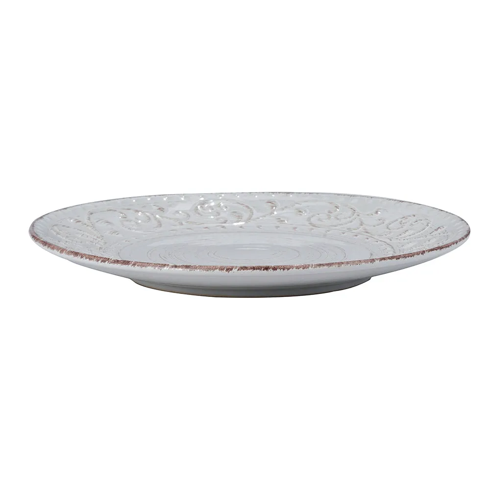 Rustic Flare White Salad Plate