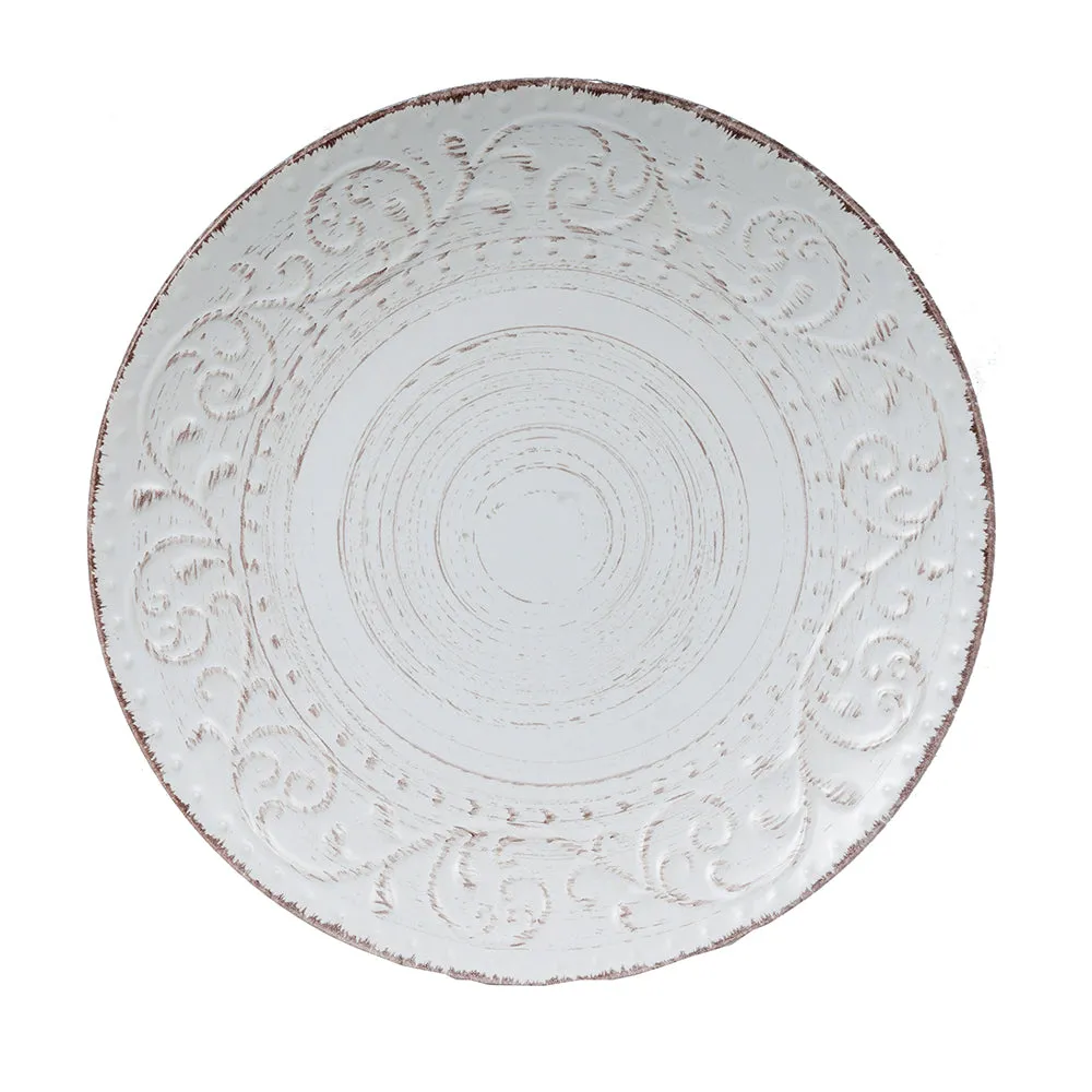 Rustic Flare White Salad Plate