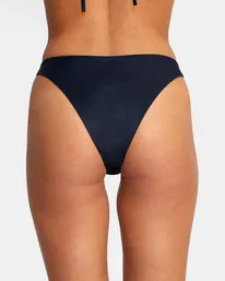 RVCA Solid French Bikini Bottom - Black