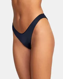 RVCA Solid French Bikini Bottom - Black