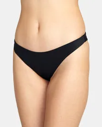RVCA Solid French Bikini Bottom - Black