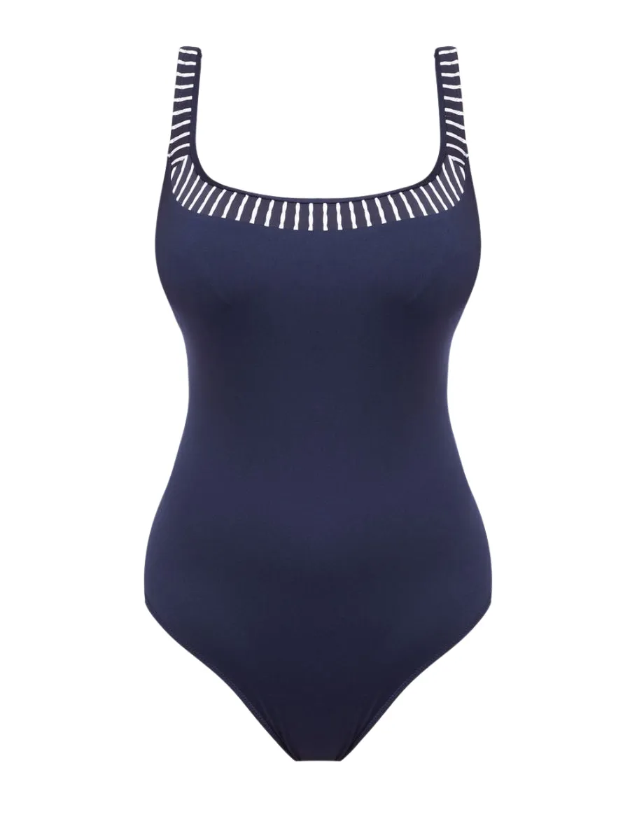 San Remo Scoop Back Swimsuit - Ink