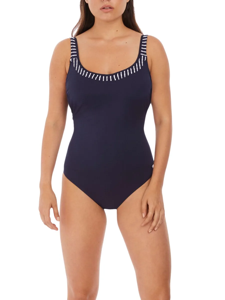 San Remo Scoop Back Swimsuit - Ink