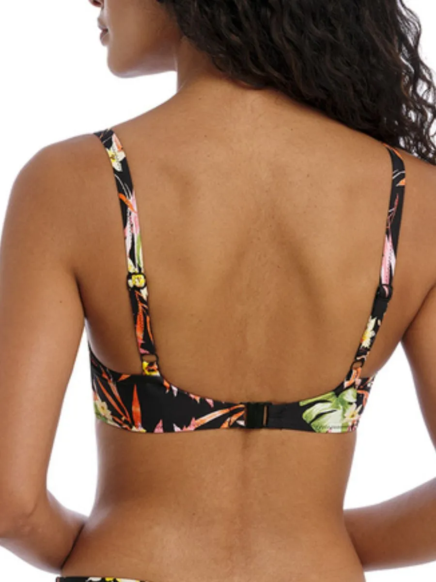 Savanna Sunset Plunge Bikini Top - Multi