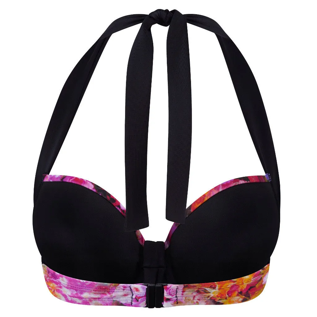Savannah Floral Balcony Bikini Top - Panache Swim