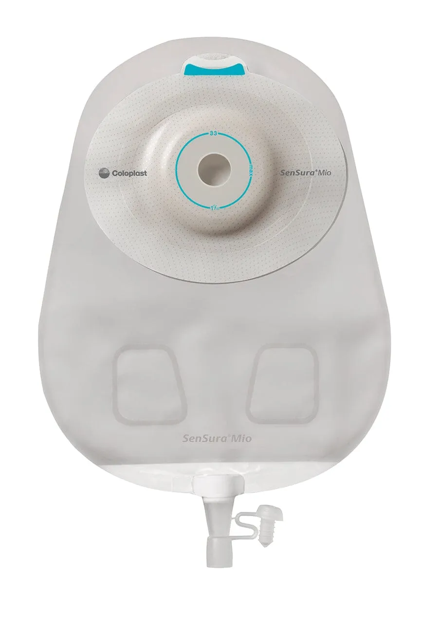 SenSura Mio 1-Piece Urostomy Pouch, Soft Convex, Maxi, Transparent, Pre-cut 7/8" (21 mm)
