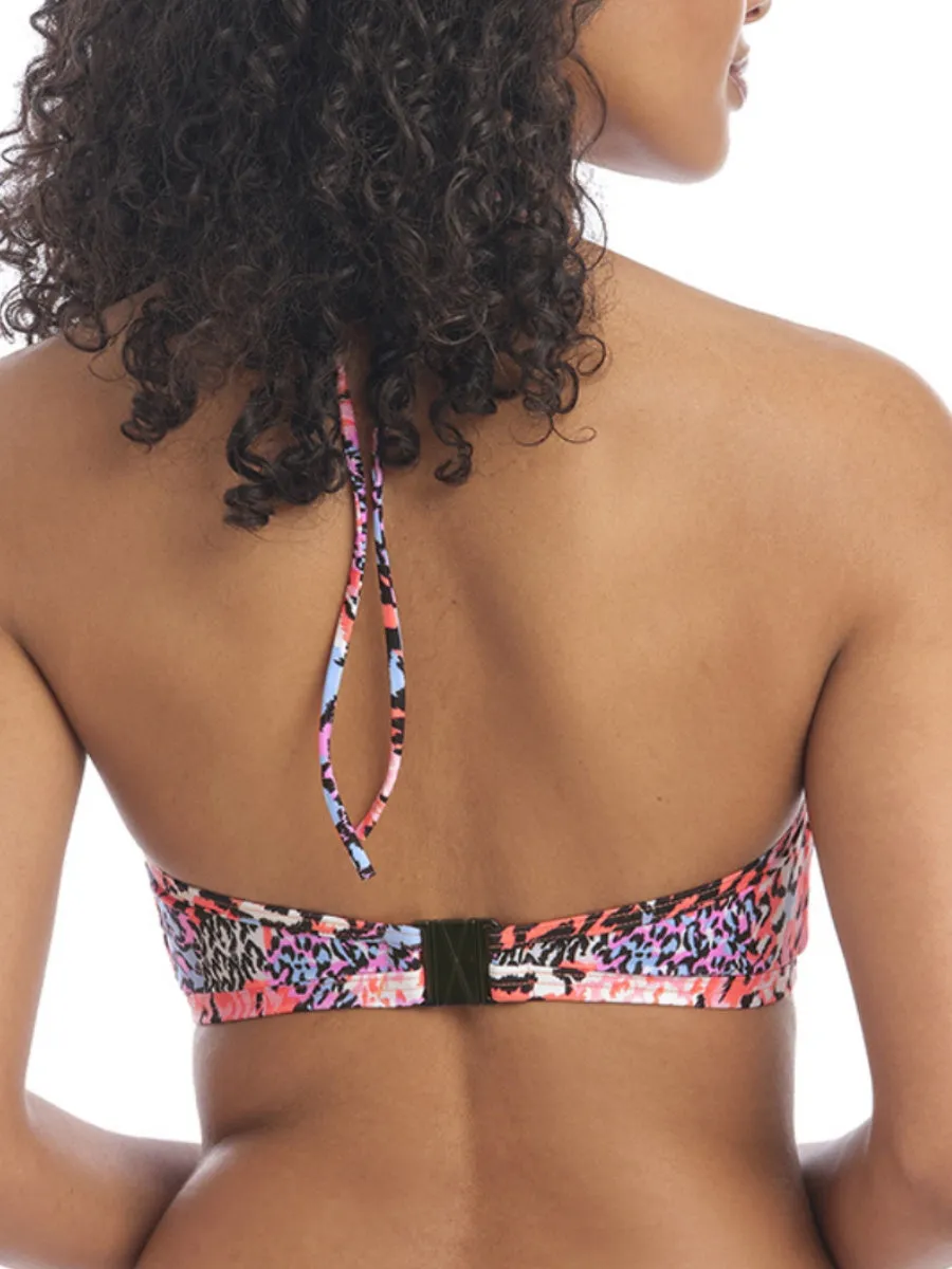 Serengeti Haze Wireless Triangle Bikini Top - Multi