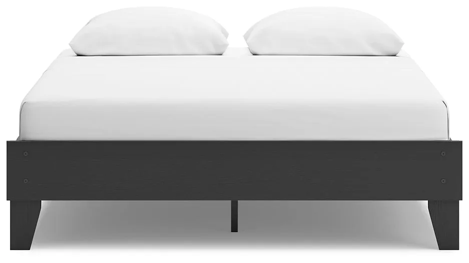 Socalle Queen Platform Bed with Dresser and Chest