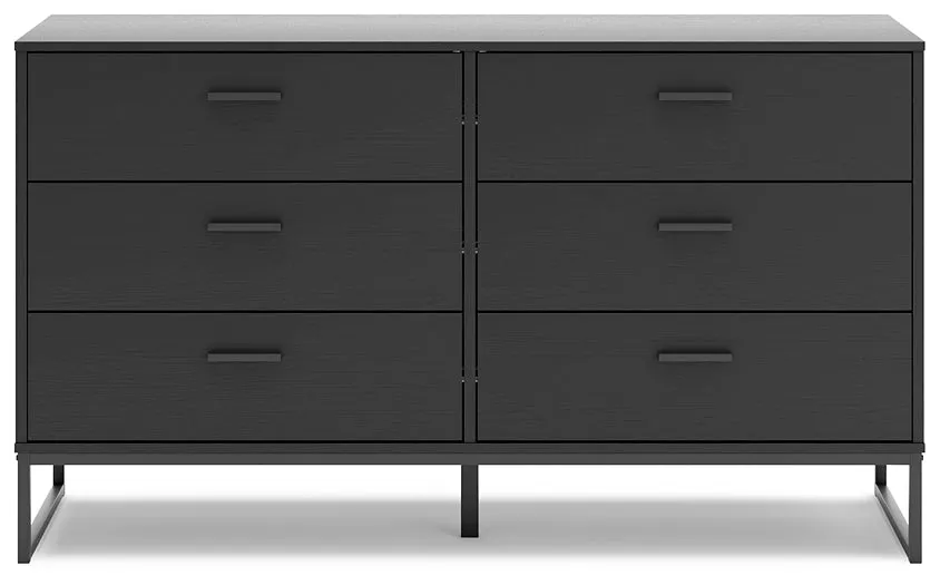 Socalle Queen Platform Bed with Dresser and Chest