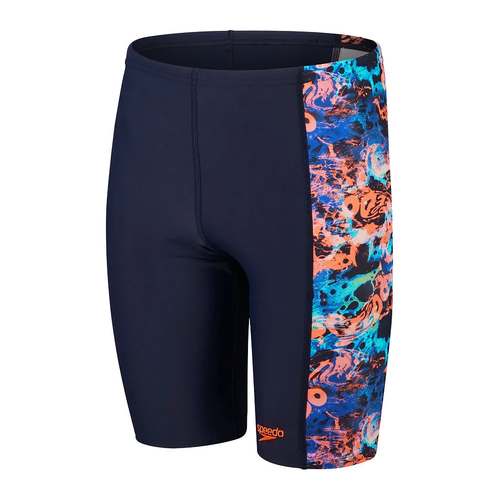 Speedo Boys Digital Printed Panel Jammer