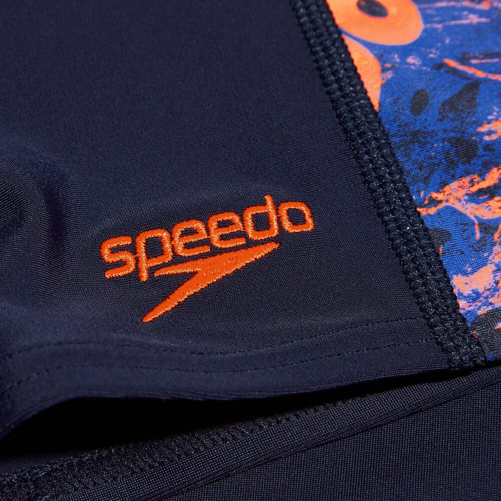 Speedo Boys Digital Printed Panel Jammer