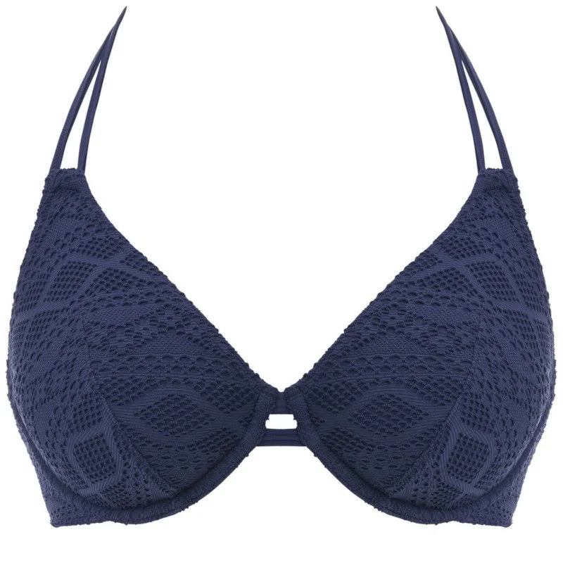 Sundance Halter Bikini Top Denim Blue - Freya Swim