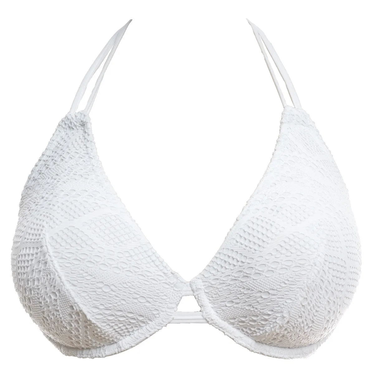 Sundance Halter Bikini Top White - Freya Swim
