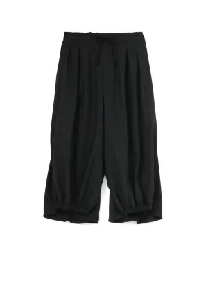 WOOL/POLYESTER GABARDINE CROW PANTS